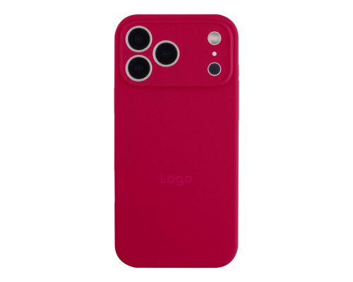 Чохол Silicone Case Full Size with Frame для iPhone 18 Pro 37.Rose Red ma253984_664233 2020000517245