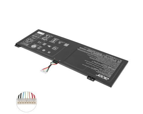 Оригінальна батарея для ноутбука ACER AP18L4N (TravelMate TMP614-51T-G2) 15.2V 3920mAh 60Wh Black (KT.00404.002)