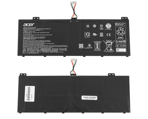 Оригінальна батарея для ноутбука ACER AP18L4N (TravelMate TMP614-51T-G2) 15.2V 3920mAh 60Wh Black (KT.00404.002)