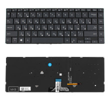 Клавіатура для ноутбука ASUS (X435 series) rus, black, без фрейму, подсветка клавиш NBB-105321