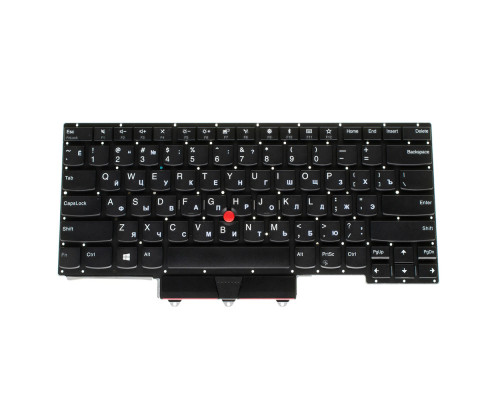 Клавіатура для ноутбука LENOVO (ThinkPad: E14 1Gen) rus, black, без фрейма