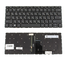 Клавіатура для ноутбука HP (ProBook: 430 G8, 435 G8) rus, black, без фрейма, підсвічування клавіш NBB-112058