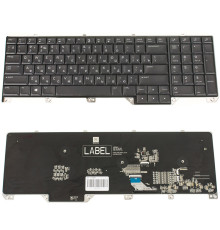Клавіатура для ноутбука DELL (Alienware: 17 R4, 17 R5) rus, black, підсвічування клавіш(RGB) - версія 2