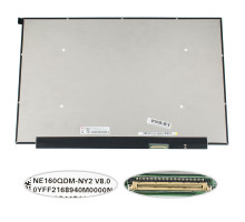 Матриця 16.0 NE160QDM-NY2 (2560*1600, 40pin(eDP, IPS, 165Hz), LED, SLIM(без планок та вушок), матова, роз'єм праворуч знизу) для ноутбука NBB-114478