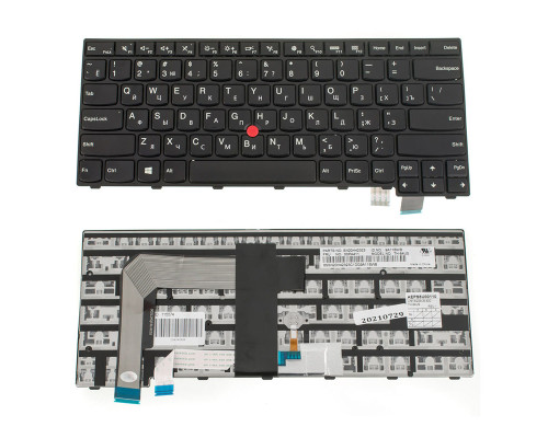 Клавіатура для ноутбука LENOVO (ThinkPad: T460S, T470S) rus, black (оригінал) NBB-115574