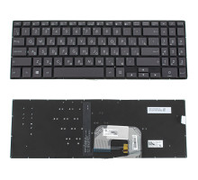 Клавіатура для ноутбука ASUS (UX561 series) rus, black, без фрейму, підсвічування клавіш NBB-128669