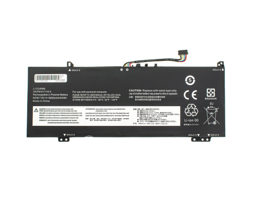 Батарея для ноутбука LENOVO L17C4PB0 (IdeaPad: 530S-14IKB, 530S-15IKB) 7.6V 5800mAh 44Wh Black NBB-134284