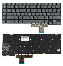 Клавіатура для ноутбука LENOVO (Legion Y740-15IRH), рос, чорна, без фрейма, підсвітка клавіш (RGB)