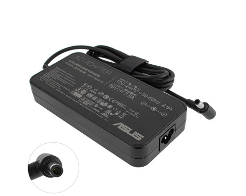 БЖ для ноутбука ASUS 20V, 7.5A, 150W, 6.0*3.7мм-PIN, black (без кабелю!) NBB-136223