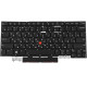 Клавіатура для ноутбука LENOVO (ThinkPad: X1 Yoga 8th Gen) rus, black, без фрейму, підсвічування клавіш (ОРИГІНАЛ)