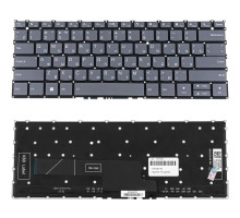 Клавіатура для ноутбука Lenovo (ThinkBook: 13x G2 IAP) rus, black, без фрейму, підсвічування клавіш NBB-137323