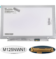 Матриця 12.5 M125NWN1 R.1 (1366*768, 30pin(eDP), LED, SLIM(без планок та вушок), матова, роз'єм праворуч знизу, for Lenovo X230, X240) для ноутбука (renew) NBB-140384