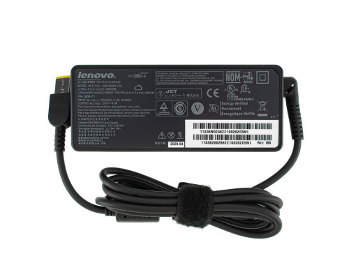 Оригінальний блок живлення для ноутбука LENOVO 20V, 4.5A, 90W, USB+pin (Square 5 Pin DC Plug), black (ADLX90NLC3A) (без кабеля!) NBB-40654