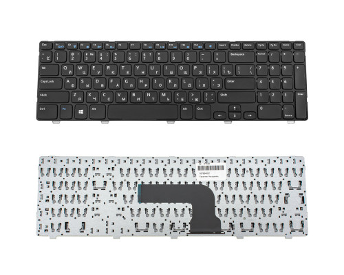 Клавіатура для ноутбука DELL (Inspiron: 15V, 15VR, 1316, 3521, 5521, Vostro: 2521) rus, black NBB-41420