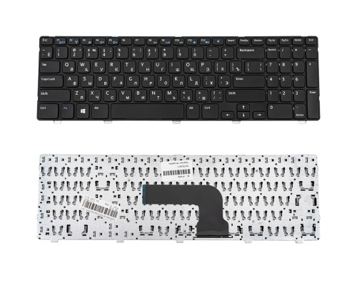 Клавіатура для ноутбука DELL (Inspiron: 15V, 15VR, 1316, 3521, 5521, Vostro: 2521) rus, black NBB-41420