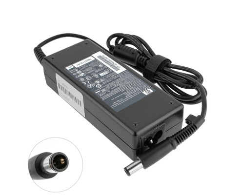 Блок живлення для ноутбука HP 19V, 4.74A, 90W, 7.4*5.0-PIN, black (без кабеля!) NBB-45370