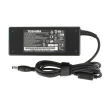Блок живлення для ноутбука TOSHIBA 19V, 3.95A, 75W, 5.5*2.5мм, прямий роз'єм, black (без кабеля!) NBB-49984