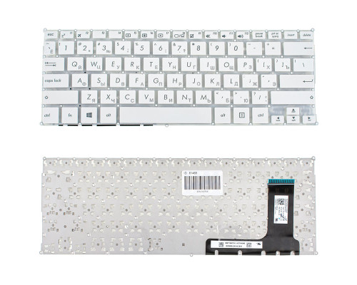 Клавіатура для ноутбука ASUS (E202SA series) rus, white, без фрейма NBB-61465