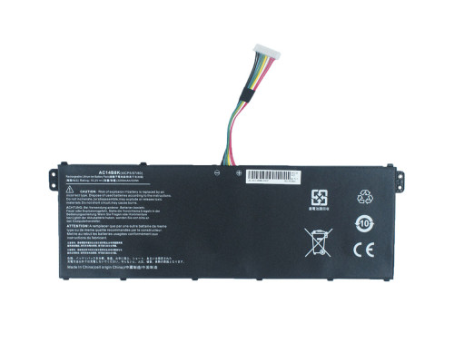 Батарея для ноутбука ACER AC14B8K (Aspire: E5-771, ES1-511, V3-371 series) 15.2V 2200mAh, Black NBB-62352