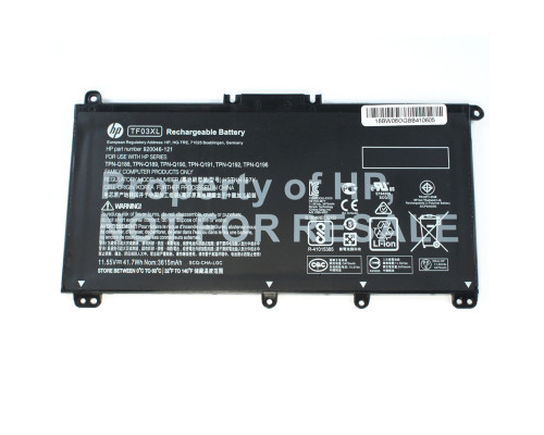 Оригінальна батарея для ноутбука HP TF03XL (Pavilion 15-CC, 15-CD series) 11.55V 41.9Wh Black NBB-68122