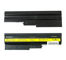 Батарея для ноутбука LENOVO 40Y6797 (ThinkPad: T60, T60p, T61, R60, Z60, Z60M, Z61E, Z61M, Z61P, R500, T500, W500, SL300, SL400, SL500) 10.8V 4400mAh Black NBB-75227