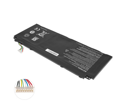 Батарея для ноутбука ACER AP15O5L (БЕЗ УШЕК) (Aspire S5-371, Chromebook R13 CB5-312T) 11.1V 4350mAh Black NBB-75606