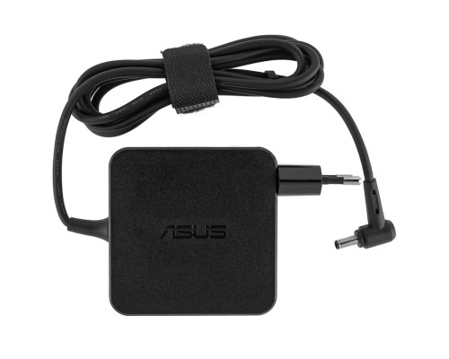 Оригінальний блок живлення для ноутбука ASUS 19V, 3.42A, 65W, 4.5*3.0-PIN, квадратний корпус, black (комплект: адаптер + перехідник) (0A001-00445300) NBB-78146