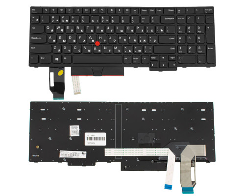 Клавіатура для ноутбука LENOVO (ThinkPad: E580, L580) rus, black NBB-79037