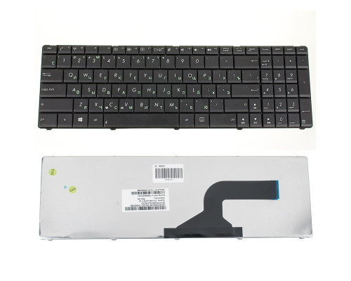 Клавіатура для ноутбука ASUS (A52, K52, X54, N53, N61, N73, N90, P53, X54, X55, X61), rus, black (N53) (оригінал) NBB-80855