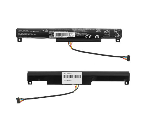 Батарея для ноутбука LENOVO L14C3A01 (B50-10, IdeaPad 100-15IBY) 10.8V 2200mAh 24Wh Black