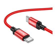 Кабель USB Hoco X89 Wind 60W Type-C to Type-C Колір Червоний 6931474784391