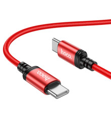 Кабель USB Hoco X89 Wind 60W Type-C to Type-C Колір Червоний 6931474784391