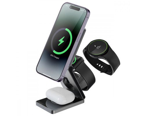 Бездротовий ЗП Proove Titan Volt 3 in 1 gray 2001001860301 6901113951767