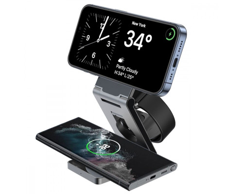 Бездротовий ЗП Proove Titan Volt 3 in 1 gray 2001001860301 6901113951767