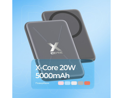 Портативна Батарея Proove X-Core 20W 5000mAh gray 2003000288612 6901117807220