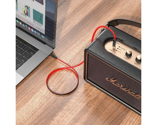 Кабель Hoco UPA16 AUX (1m) red