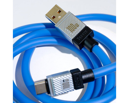 Кабель Baseus CoolPlay Series Fast Charging Type-C to Type-C 100W (1m) black 2001001257330 6932172626648