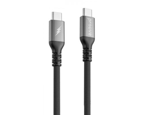 Кабель Proove ReGen Silicone Type-C to Type-C 60W (2m) black 2001001965327 6901113851791