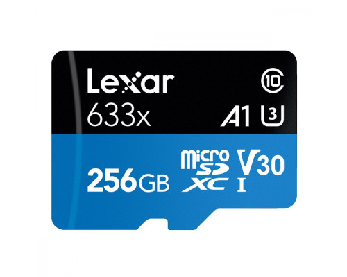 Накопичувач Micro SDXC Card LEXAR 633x (Class 10 UHS-I U3) 256GB