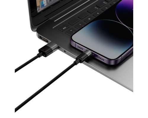 Кабель Baseus StarSpeed 1-for-3 Fast Charging (Micro USB+Lightning+Type-C) 3.5A 1.2m black 2003000272536 6932172622268