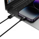 Кабель Baseus StarSpeed 1-for-3 Fast Charging (Micro USB+Lightning+Type-C) 3.5A 1.2m black 2003000272536 6932172622268