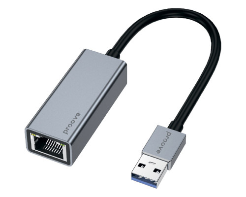 Перехідник OTG Proove Extension RJ 45 to USB silver 2003000357172 6901119285347