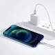 Кабель Baseus Superior Series Fast Charging Data Type-C to Lightning PD 20W (0.25m) white