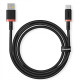 Кабель Baseus Dura Series Fast Charging Type-C 60W (2m) red/black 2003000230826 6932172669898