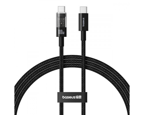 Кабель Baseus Gem Fast-Charging Data Cable Type-C to Type-C 100W 1m black 2003000165159 6932172658779