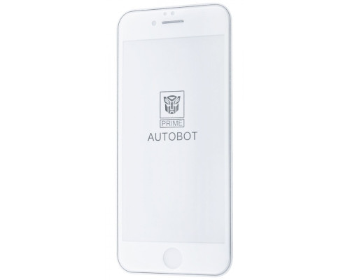 Захисне скло PRIME AUTOBOT iPhone 6/6s white