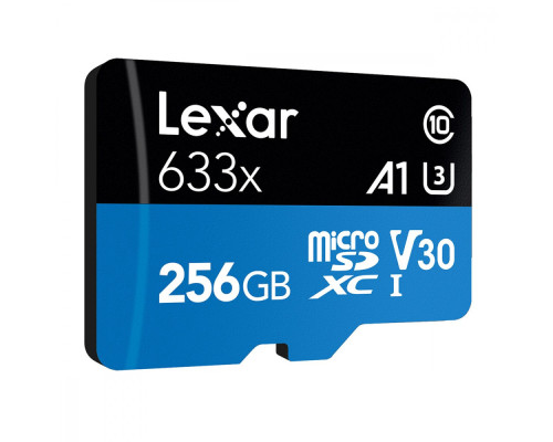 Накопичувач Micro SDXC Card LEXAR 633x (Class 10 UHS-I U3) 256GB