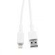 Кабель Proove Small Silicone Lightning 2.4A (1m) white