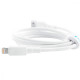 Кабель Proove Small Silicone Lightning 2.4A (1m) white