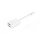 Перехідник Apple Lightning To Lightning Audio + Charge